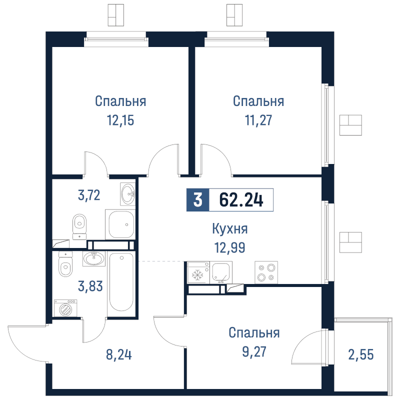 3 ккв