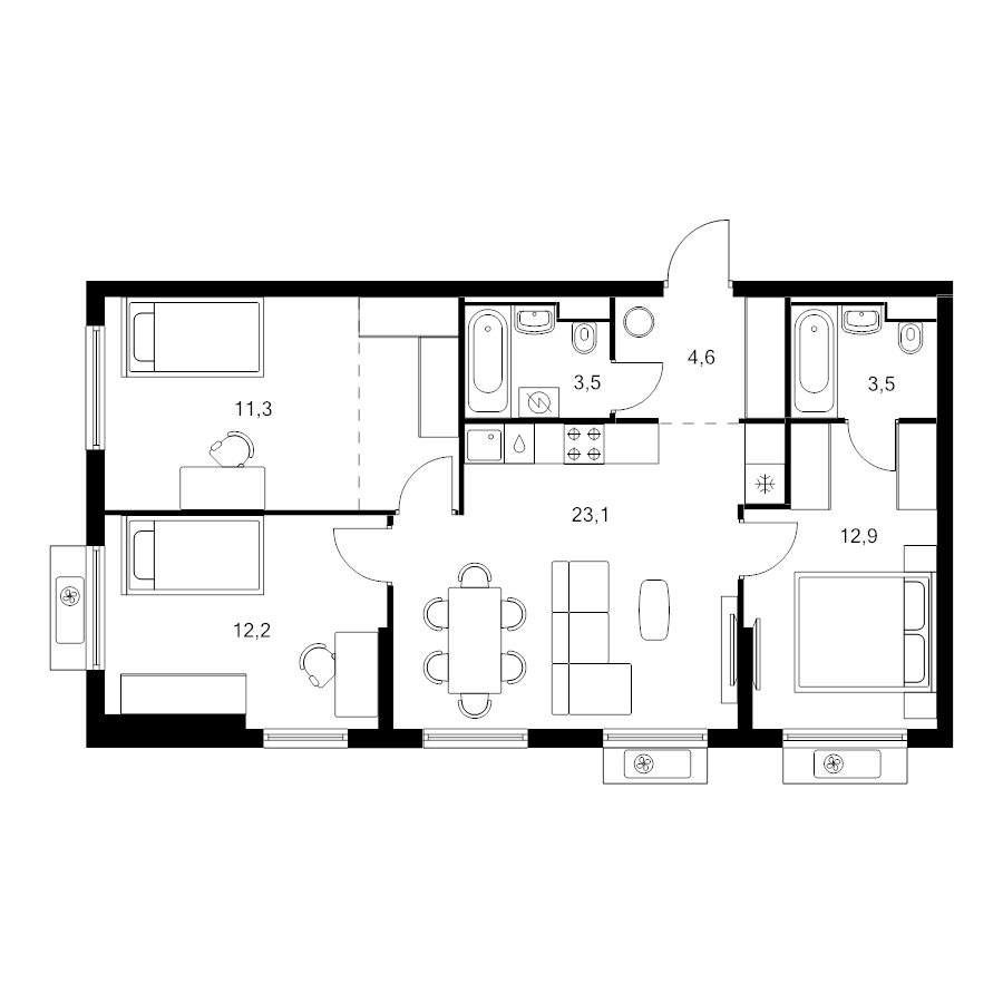 4 ккв (Евро)