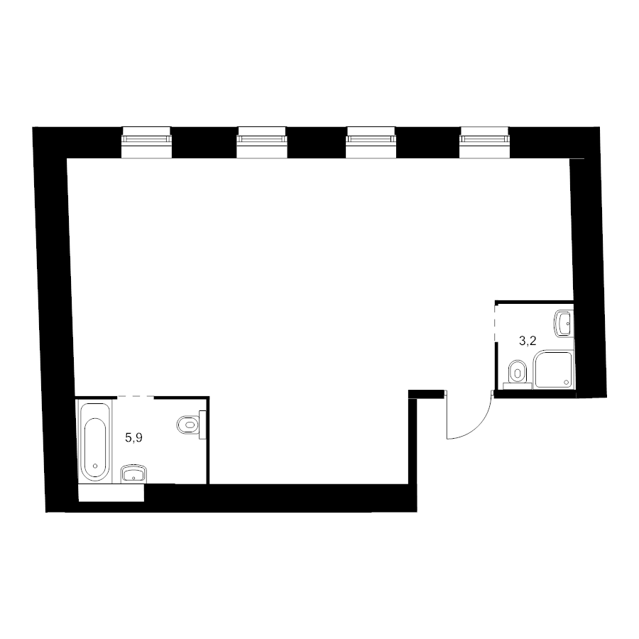 3 ккв 72 м²
