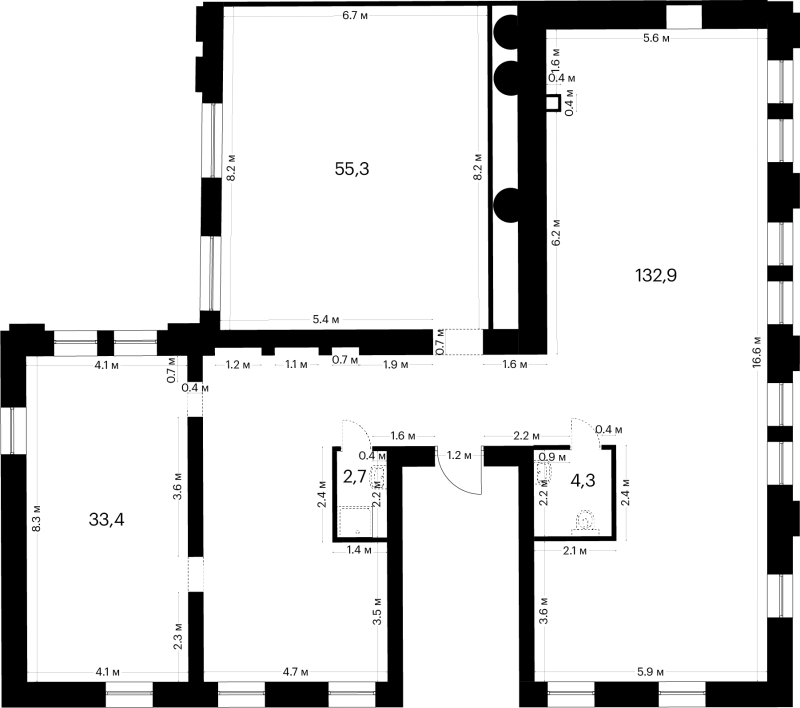 К. пом 228,6 м²