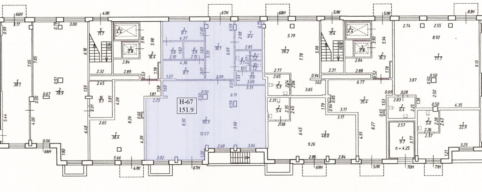 К. пом 151,9 м²