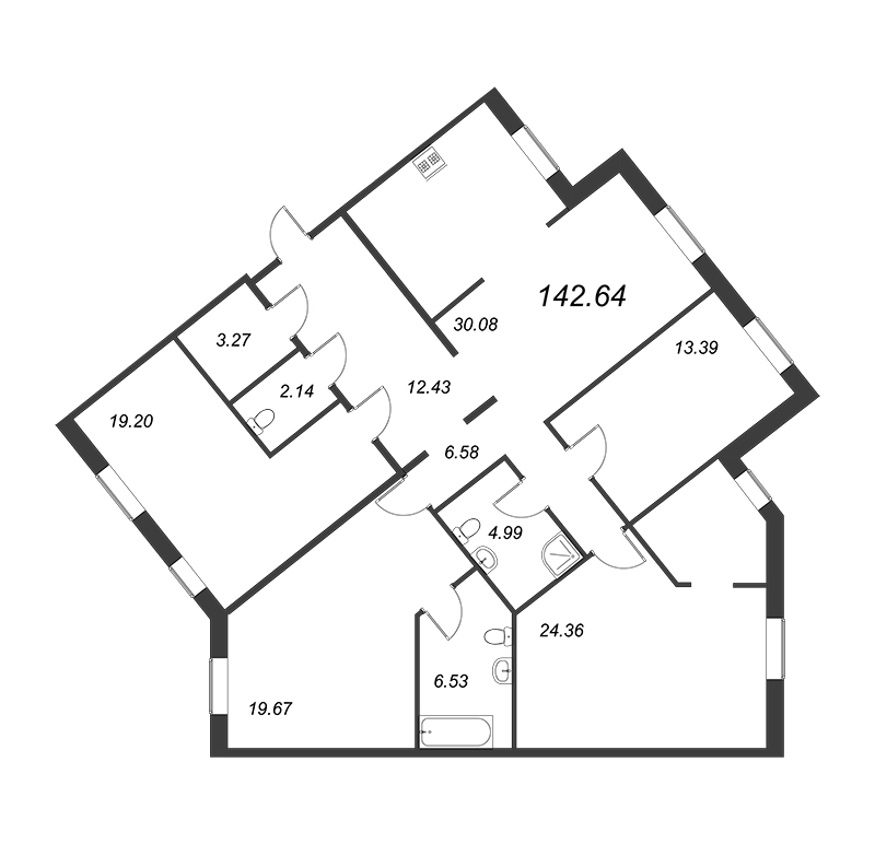 5 ккв (Евро) 143,8 м²