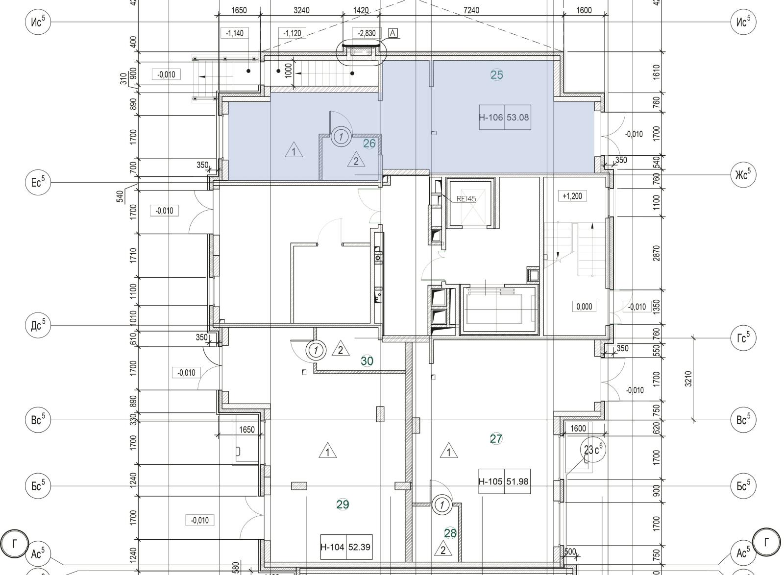 К. пом 53,1 м²