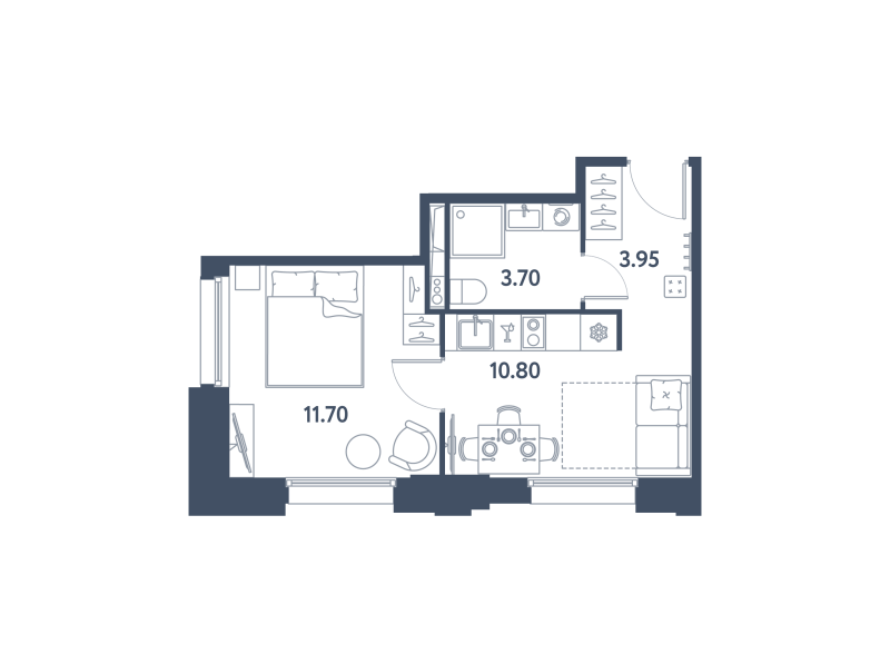 1 ккв 30,2 м²