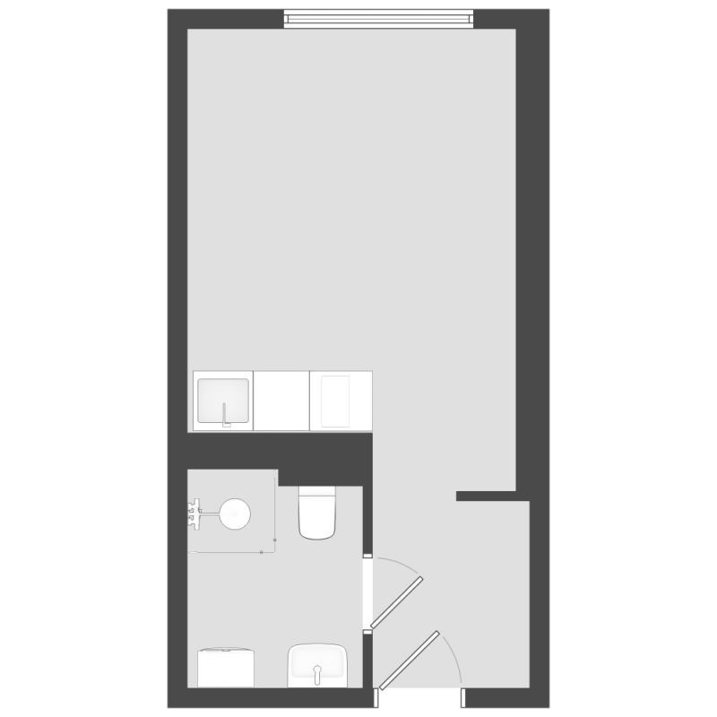 Студия 20,6 м²