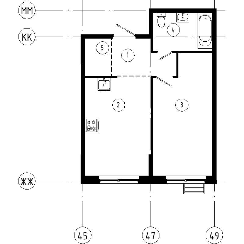 1 ккв 41,2 м²
