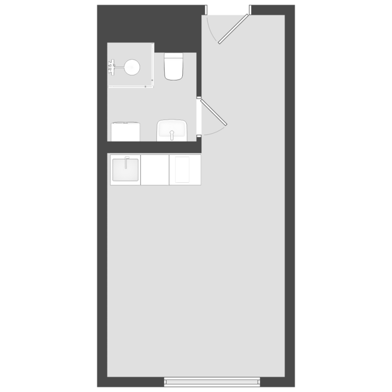Студия 20,5 м²