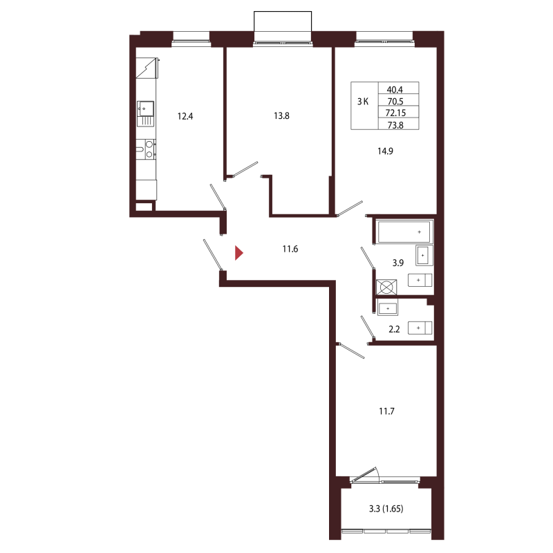 3 ккв