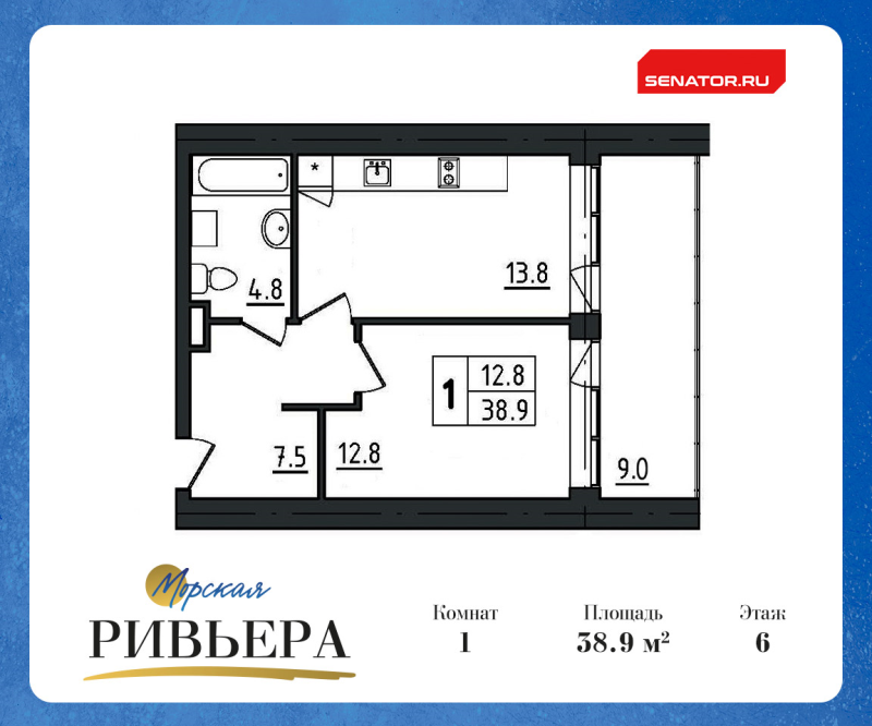 1 ккв 47,9 м²