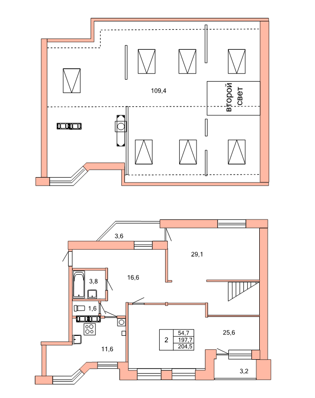 2 ккв 197,7 м²