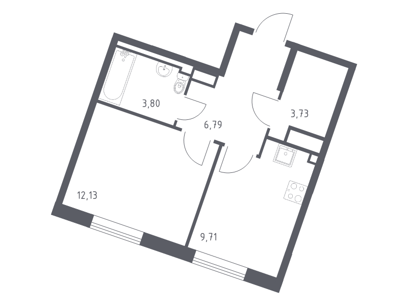 1 ккв 36,2 м²
