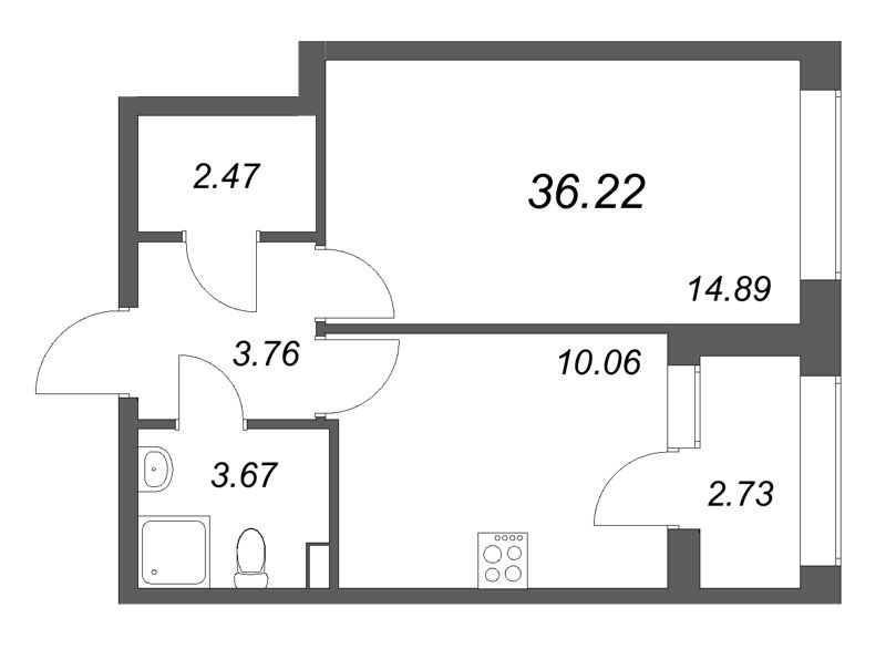 1 ккв 36,2 м²