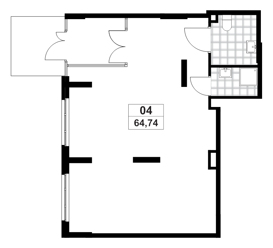 К. пом 64,7 м²