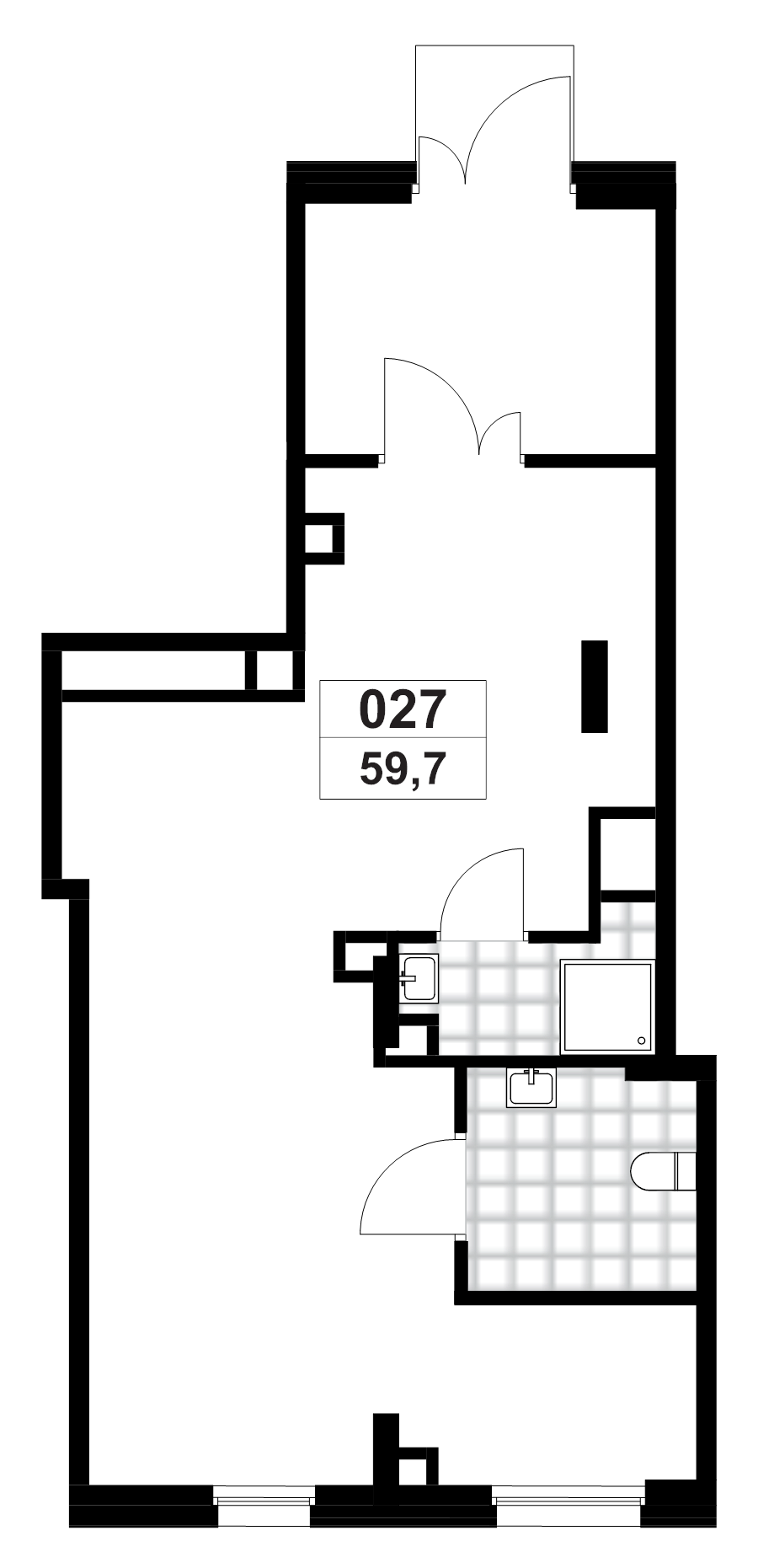 К. пом 59,7 м²