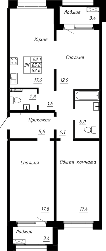 4 ккв (Евро)