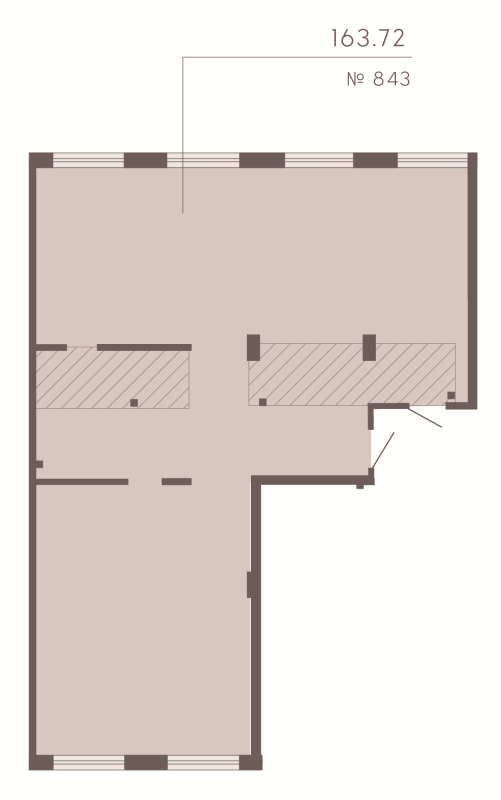 Студия 163,7 м²