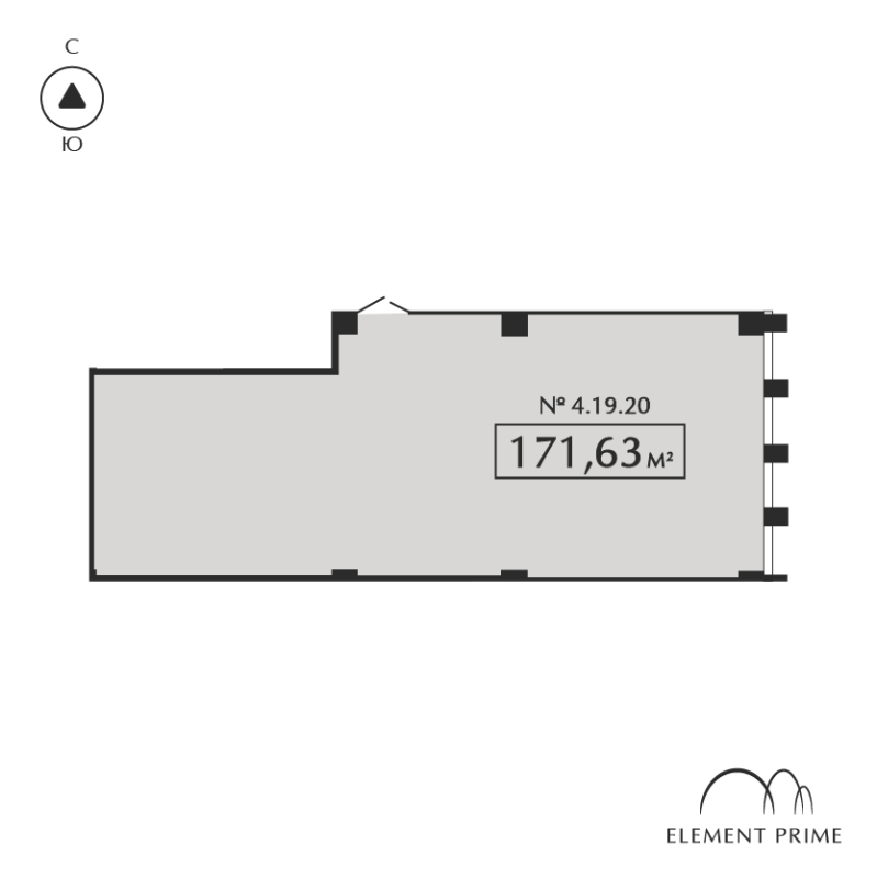К. пом 171,6 м²