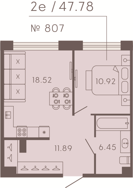 3 ккв (Евро) 72 м²