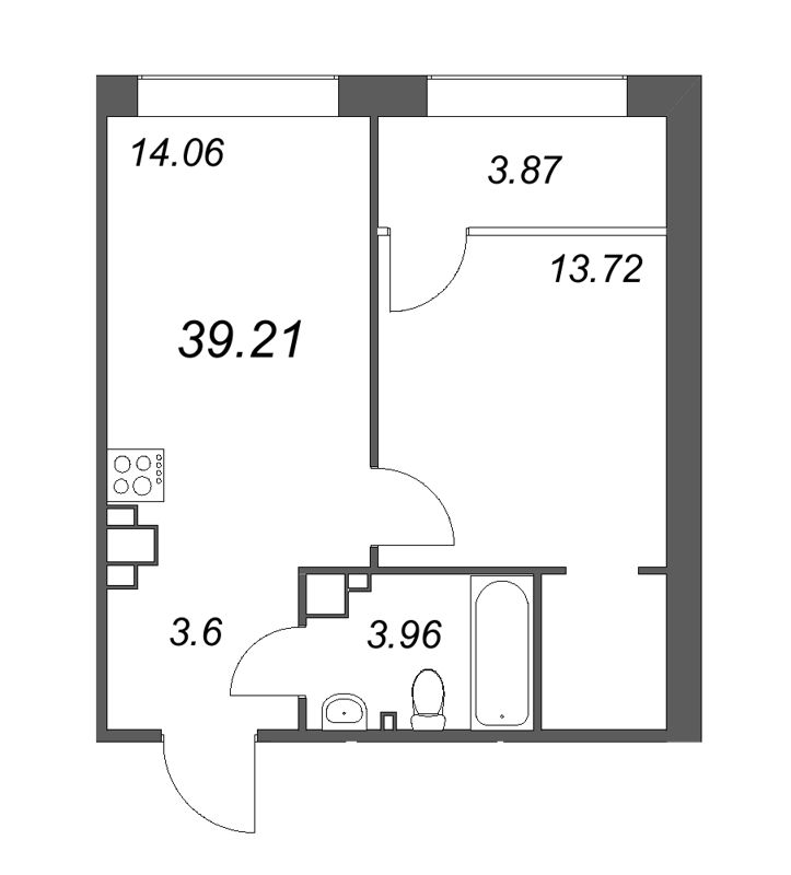 1 ккв 41,2 м²