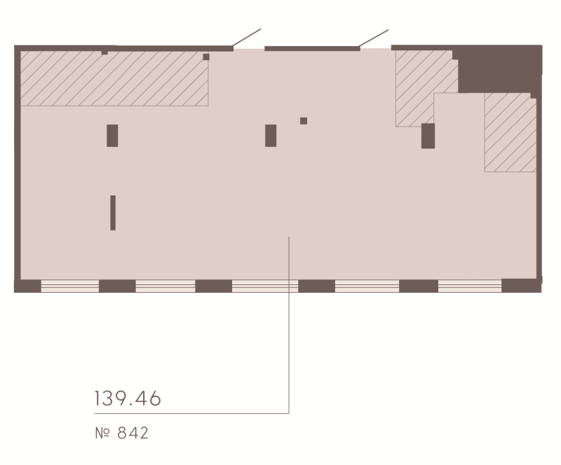 Студия 139,5 м²