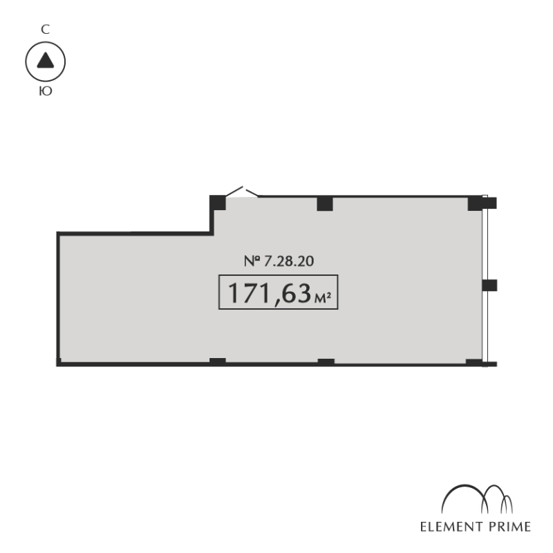 К. пом 171,6 м²