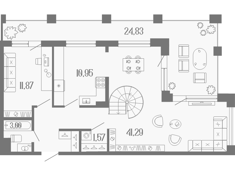 4 ккв (Евро) 113,1 м²