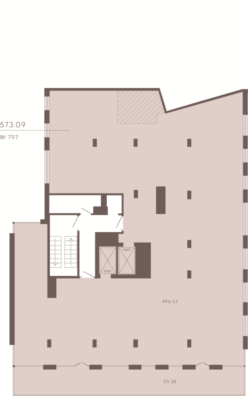 Студия 573,1 м²