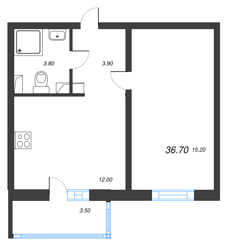 1 ккв 36,2 м²