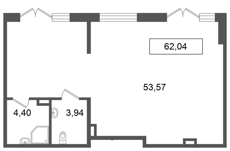 К. пом 61,9 м²