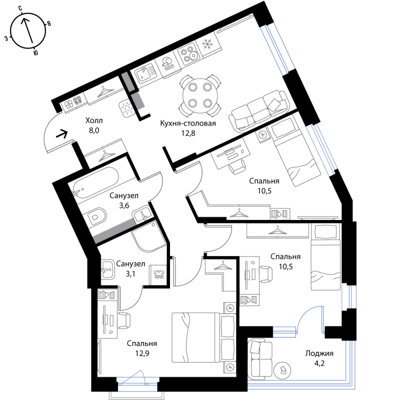 3 ккв