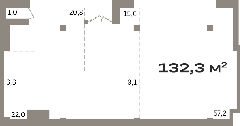 К. пом 132,3 м²