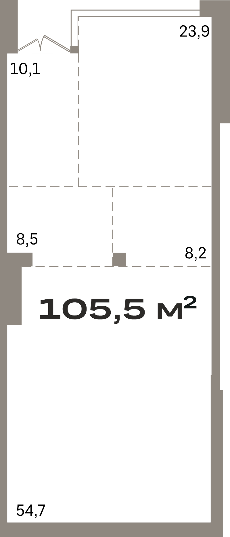 К. пом 105,5 м²