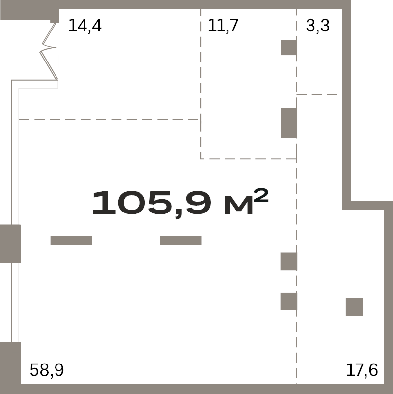 К. пом 105,8 м²
