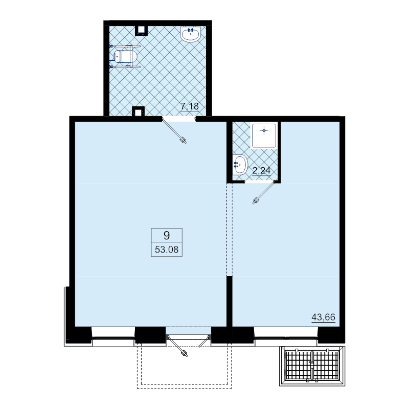 К. пом 53,1 м²