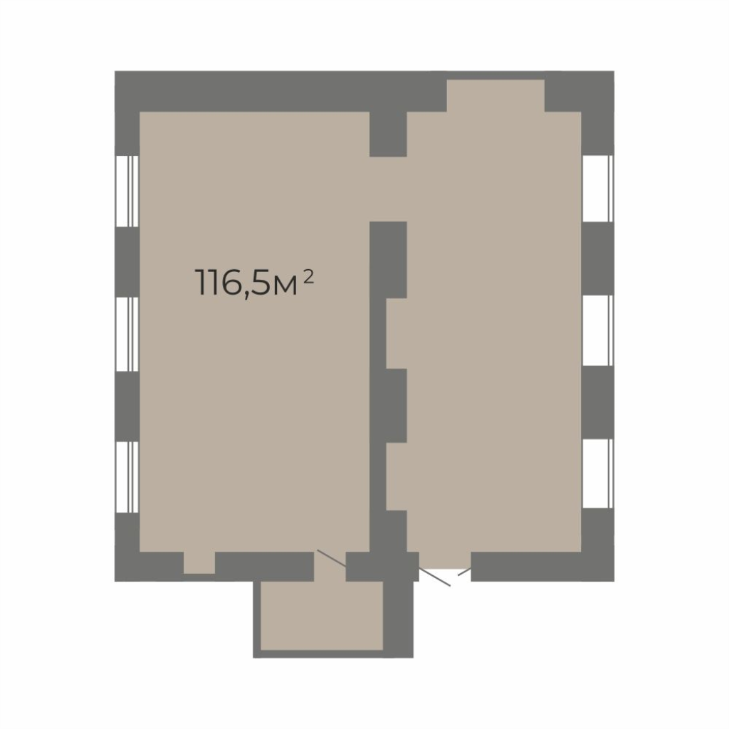 К. пом 116,5 м²