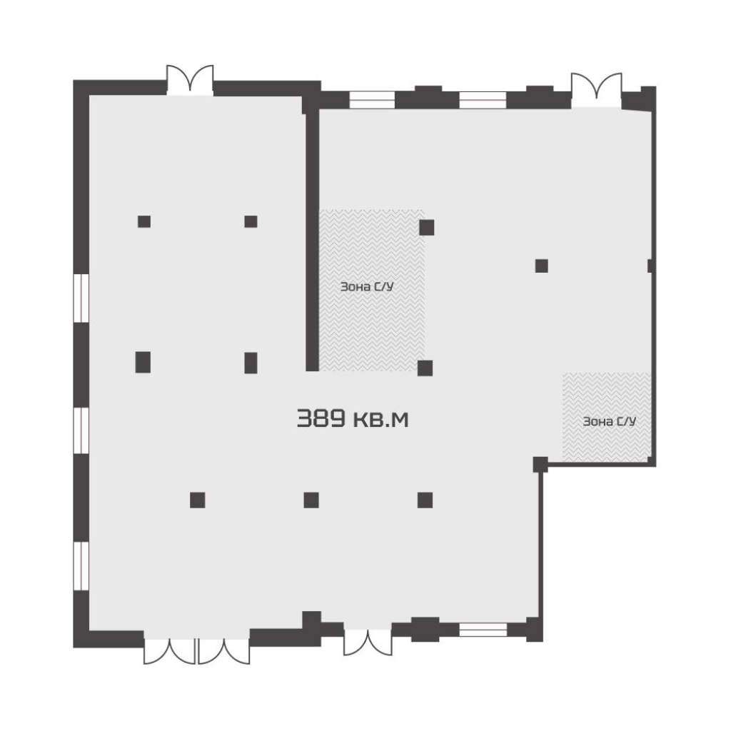 К. пом 378,9 м²