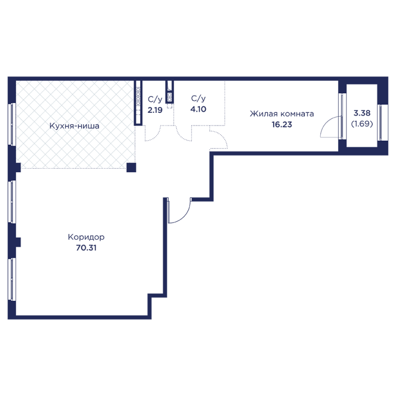 2 ккв (Евро) 94,5 м²