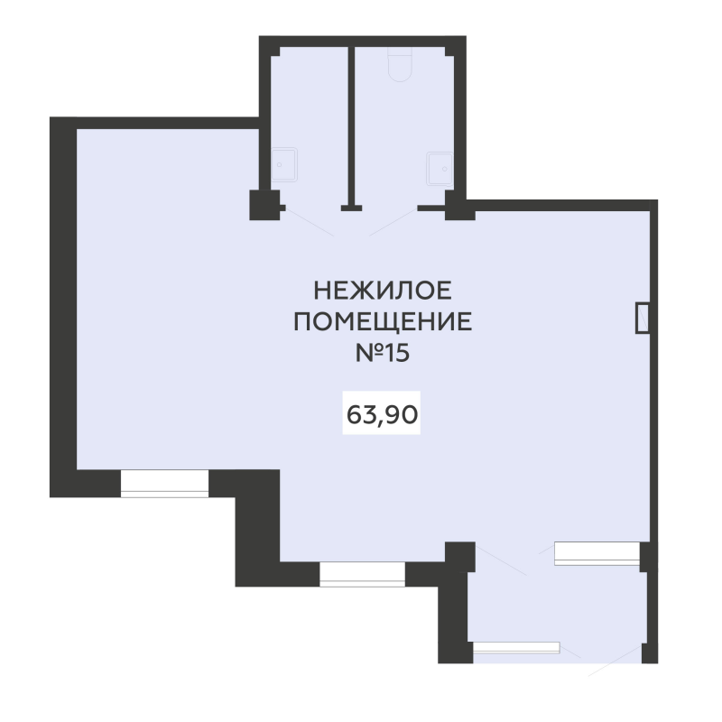 К. пом 63,9 м²