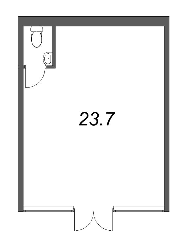 К. пом 23,7 м²