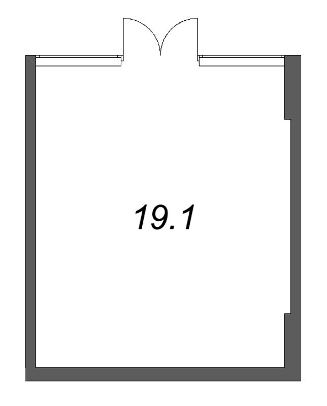 К. пом 19,1 м²