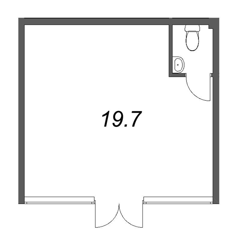 К. пом 19,7 м²