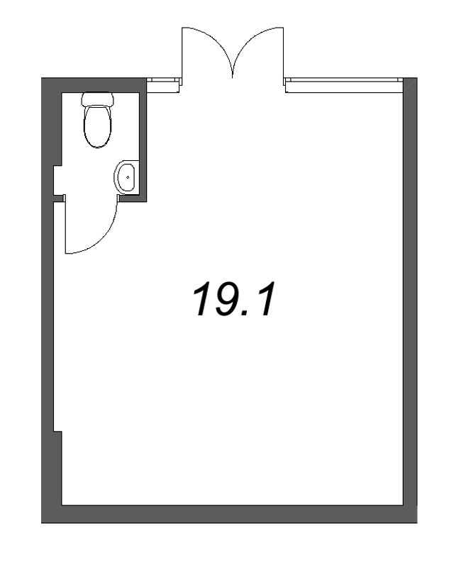 К. пом 19,1 м²