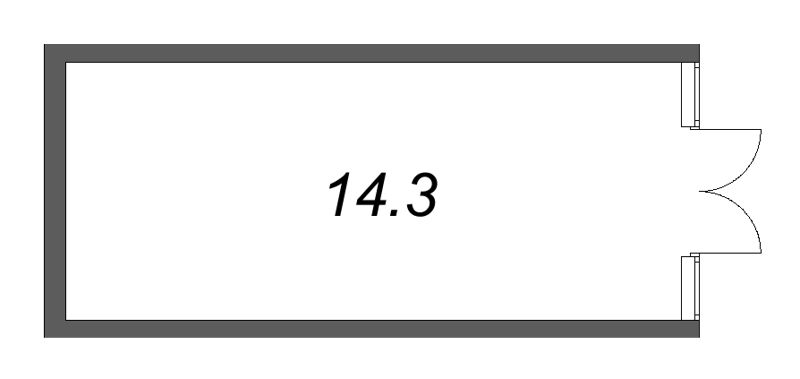 К. пом 14,3 м²