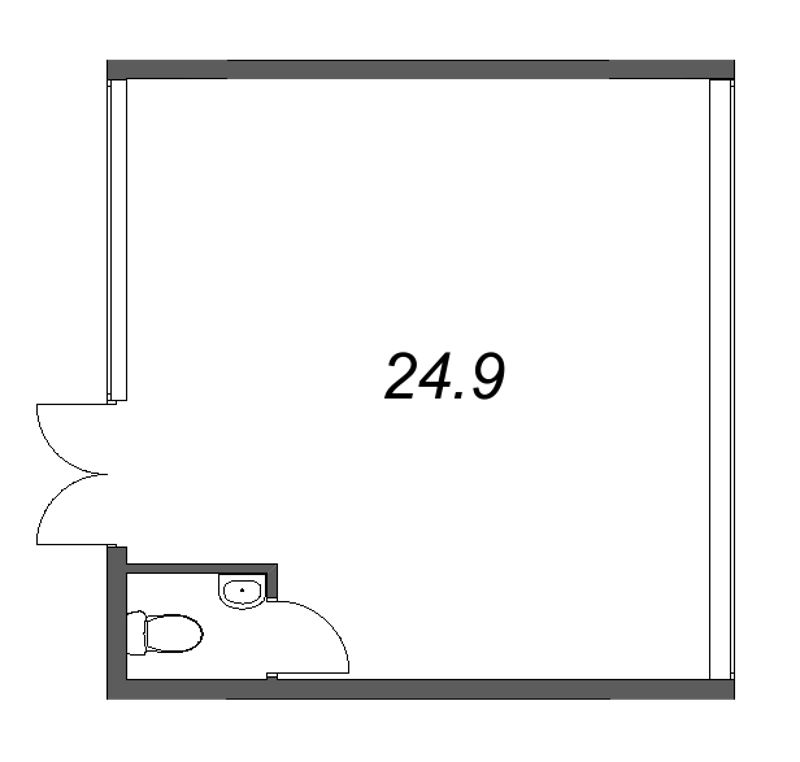 К. пом 24,9 м²
