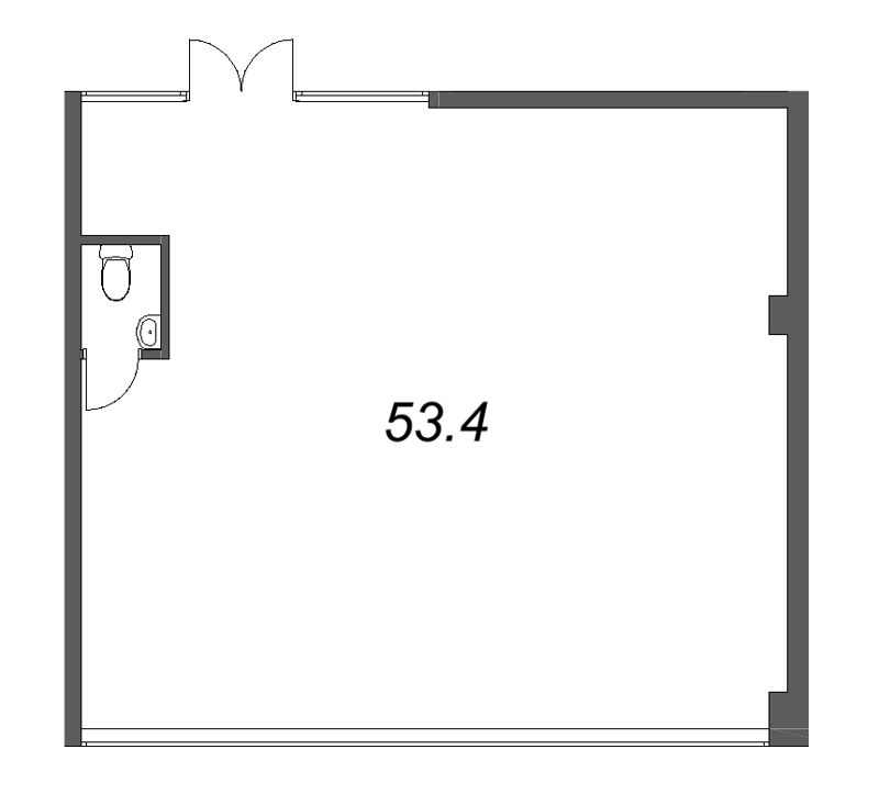 К. пом 53,4 м²
