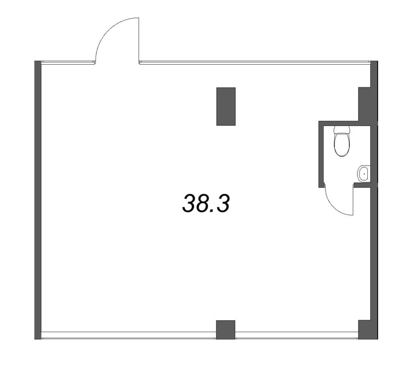 К. пом 38,3 м²