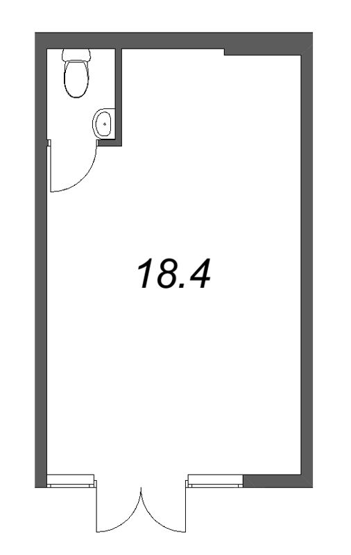 К. пом 18,4 м²
