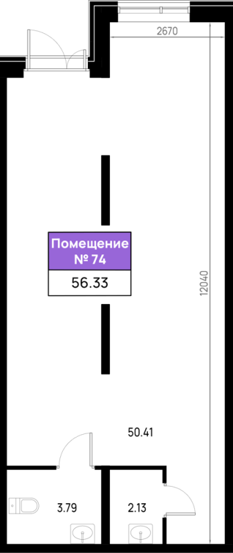 К. пом 56,3 м²