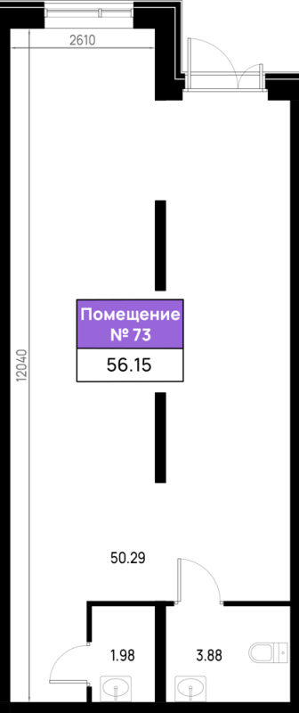 К. пом 56,2 м²