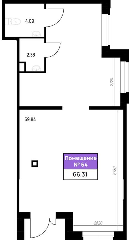К. пом 66,3 м²